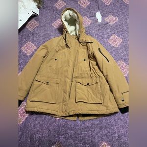 Free Country Sherpa lined canvas jacket